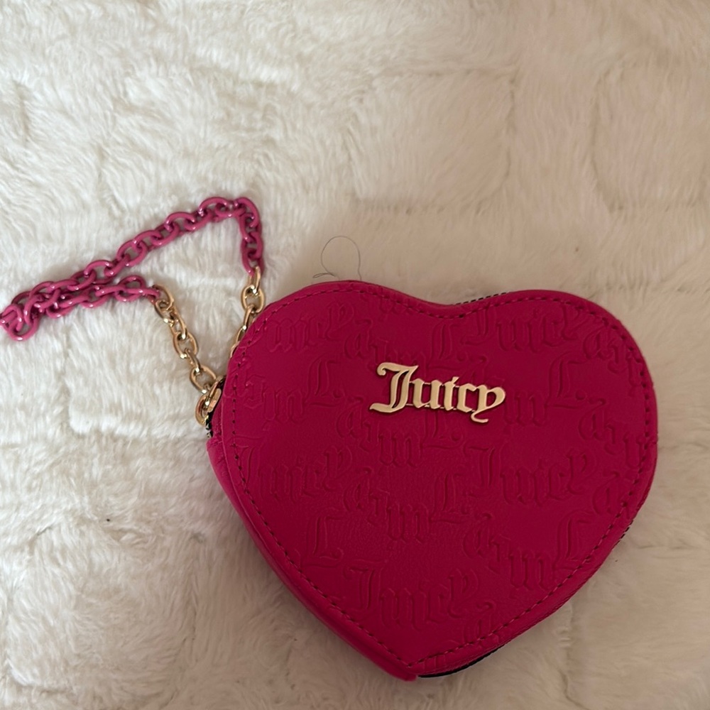 Juicy Couture Pink Mini Heart Bag
